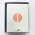 Monogram Letterpress O Stationery Set