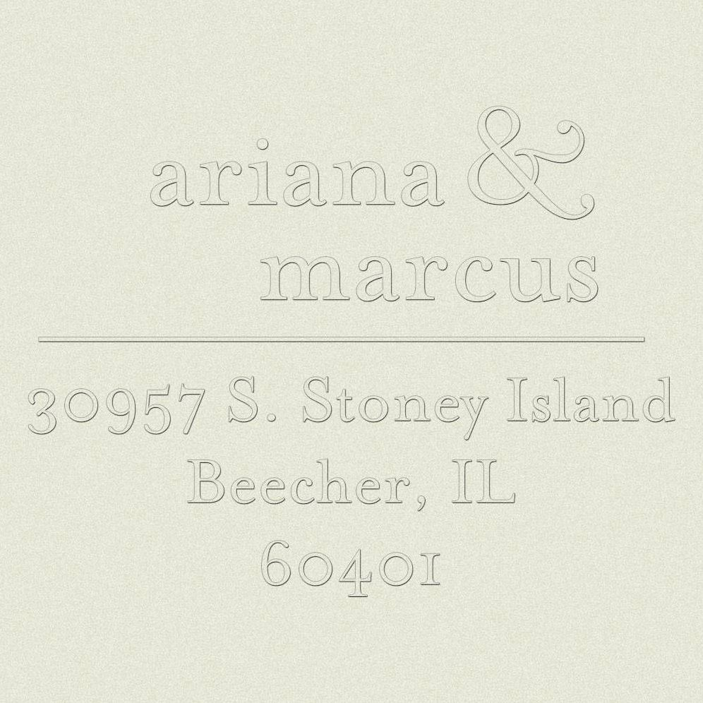 Ampersand Custom Embosser Plate