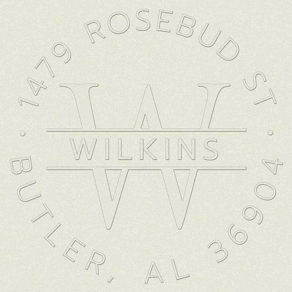 Circle Monogram Custom Embosser Plate