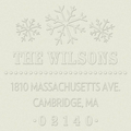 Snowflake Custom Embosser Plate