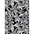 Dark Bloom Flat Wrap