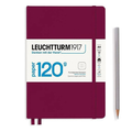 Leuchtturm Port Red Dotted Page Hardcover Edition 120 Medium Notebook