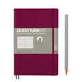 Leuchtturm Port Red Ruled Page Softcover Paperback Notebook