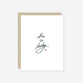 I'm So Lucky Love Card