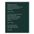 Not This Greeting Card