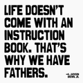 Instruction Book Father's Day Card