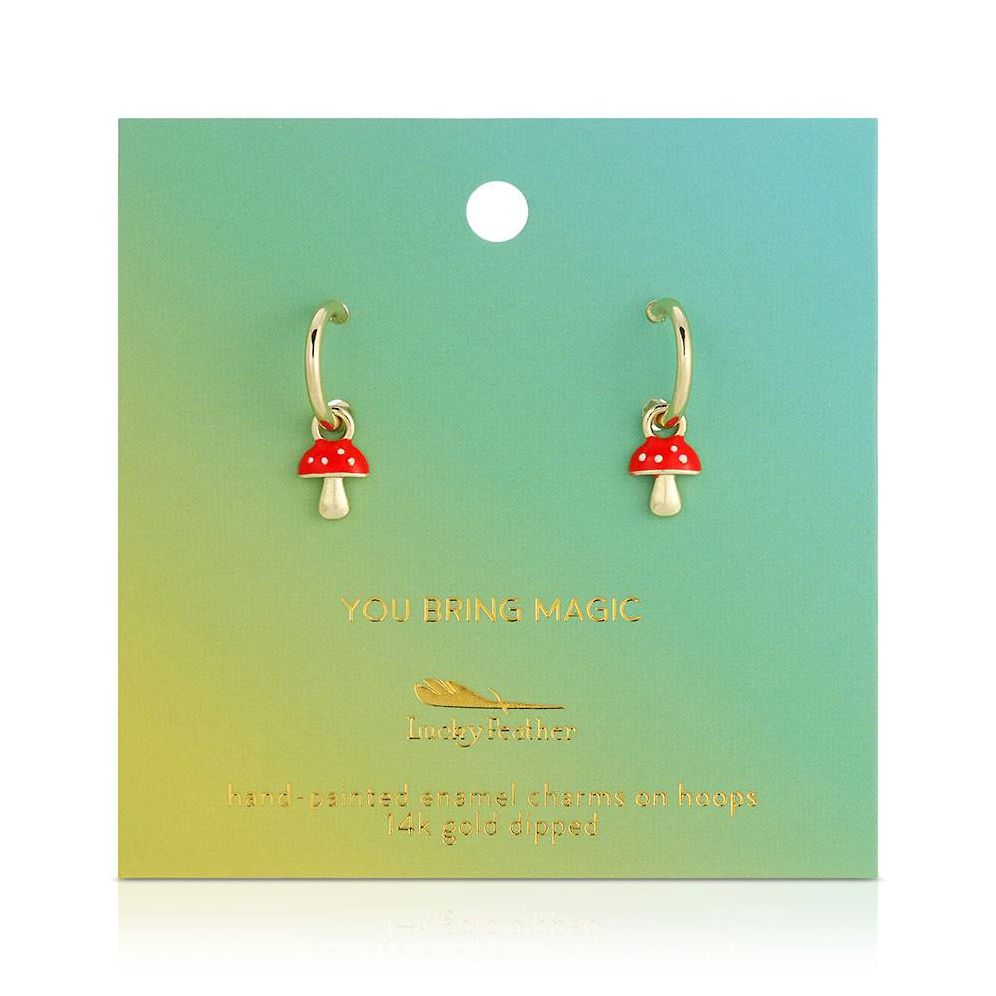 Bring Magic Mushroom Earrings
