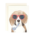 Sunnies Wearing Birthday Dog Birthday Card