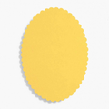 Curry 4 Bar Scallop Oval Note Cards