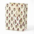 Buti Scarlet Block Printed Small Gift Bag