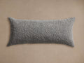 Boucle Lumbar Pillow Cover in Grey