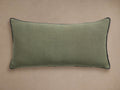 Contrast Edge Lumbar Pillow Cover