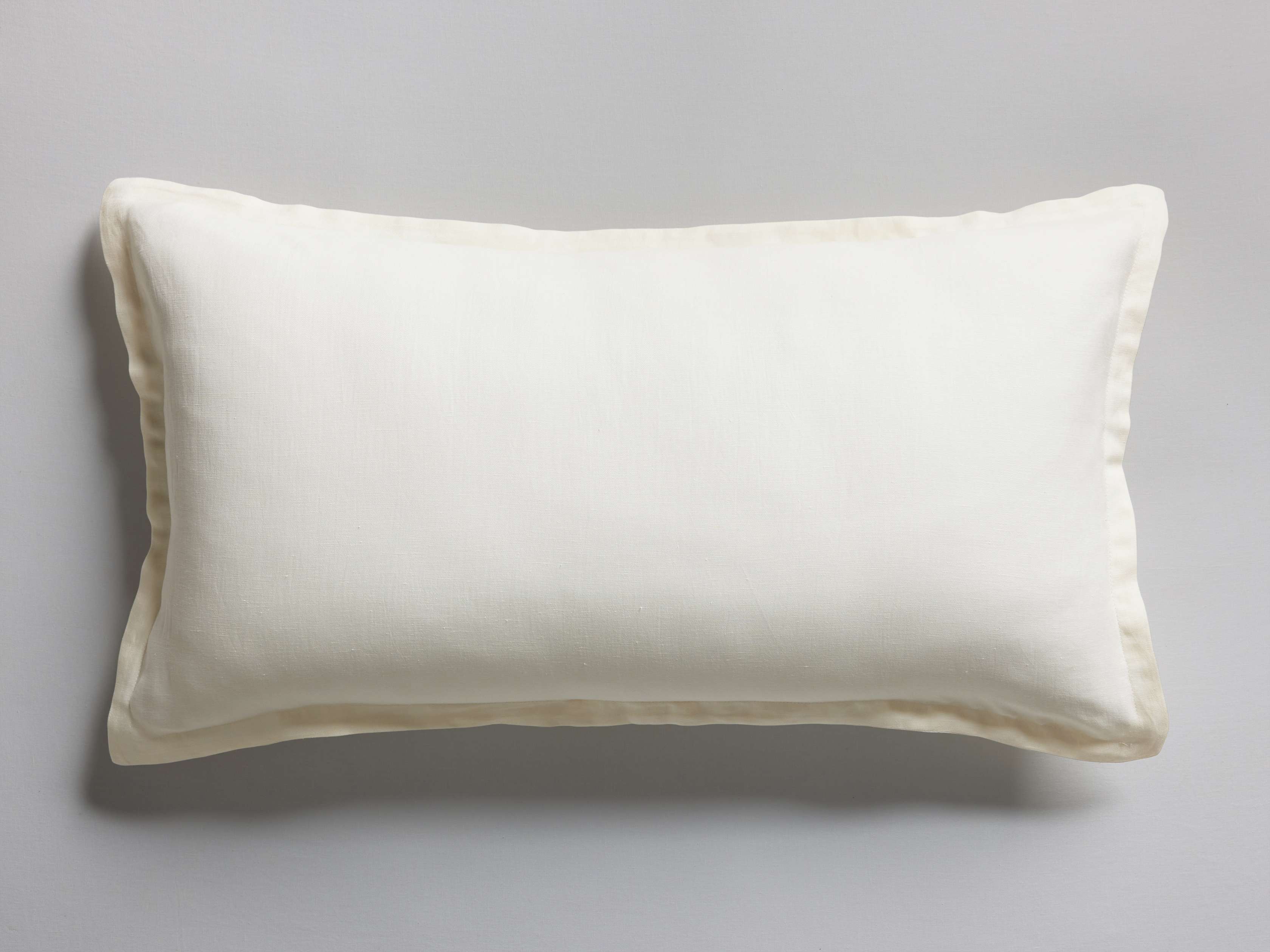 Cupro Linen Sham in Ivory