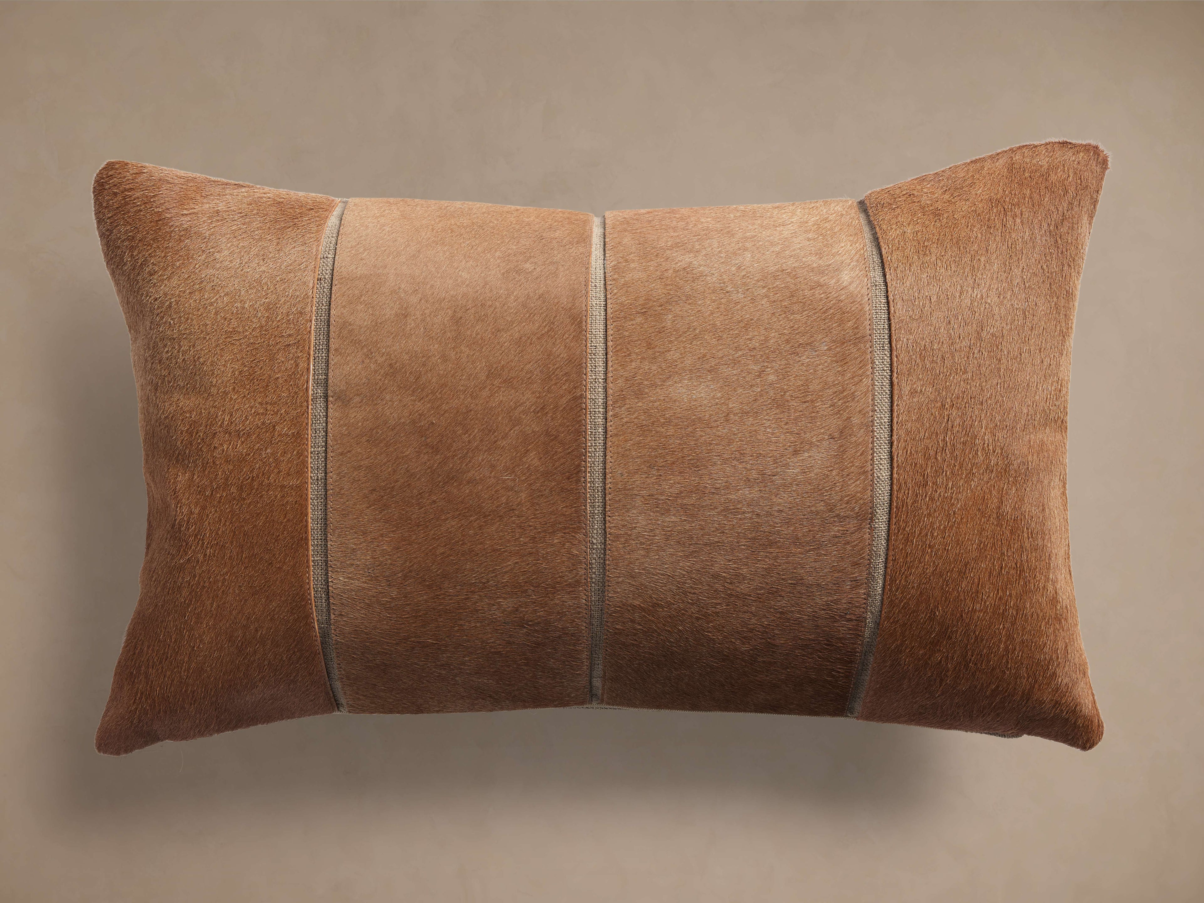 Channel-Stitch Hide Pillow