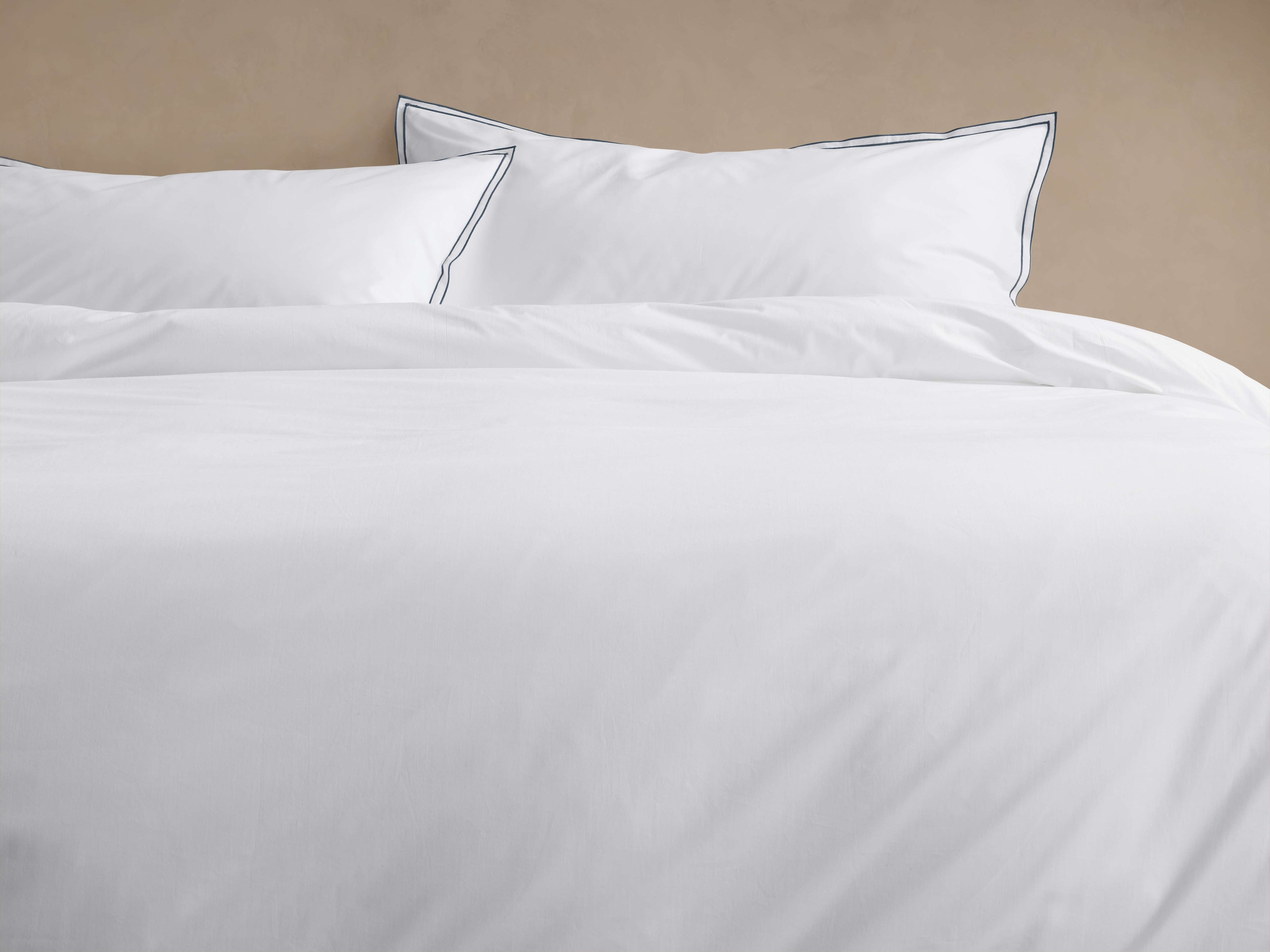 Italian Embroidered Percale Duvet Set