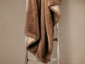 Fairbanks Faux Fur Throw in Sable