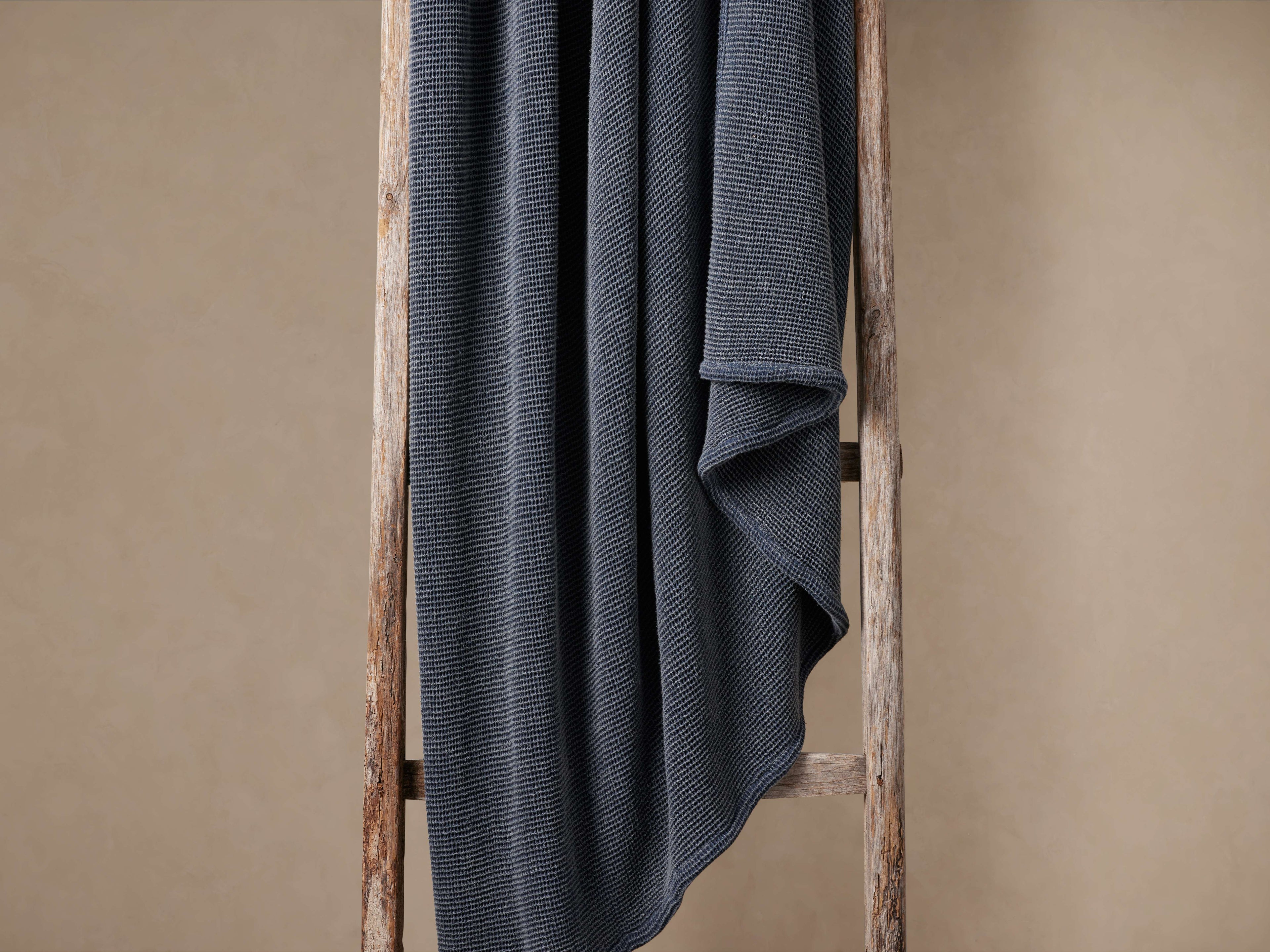 Garment-Dyed Throw in Indigo