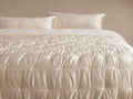 Hand-Tucked Silk Quilt