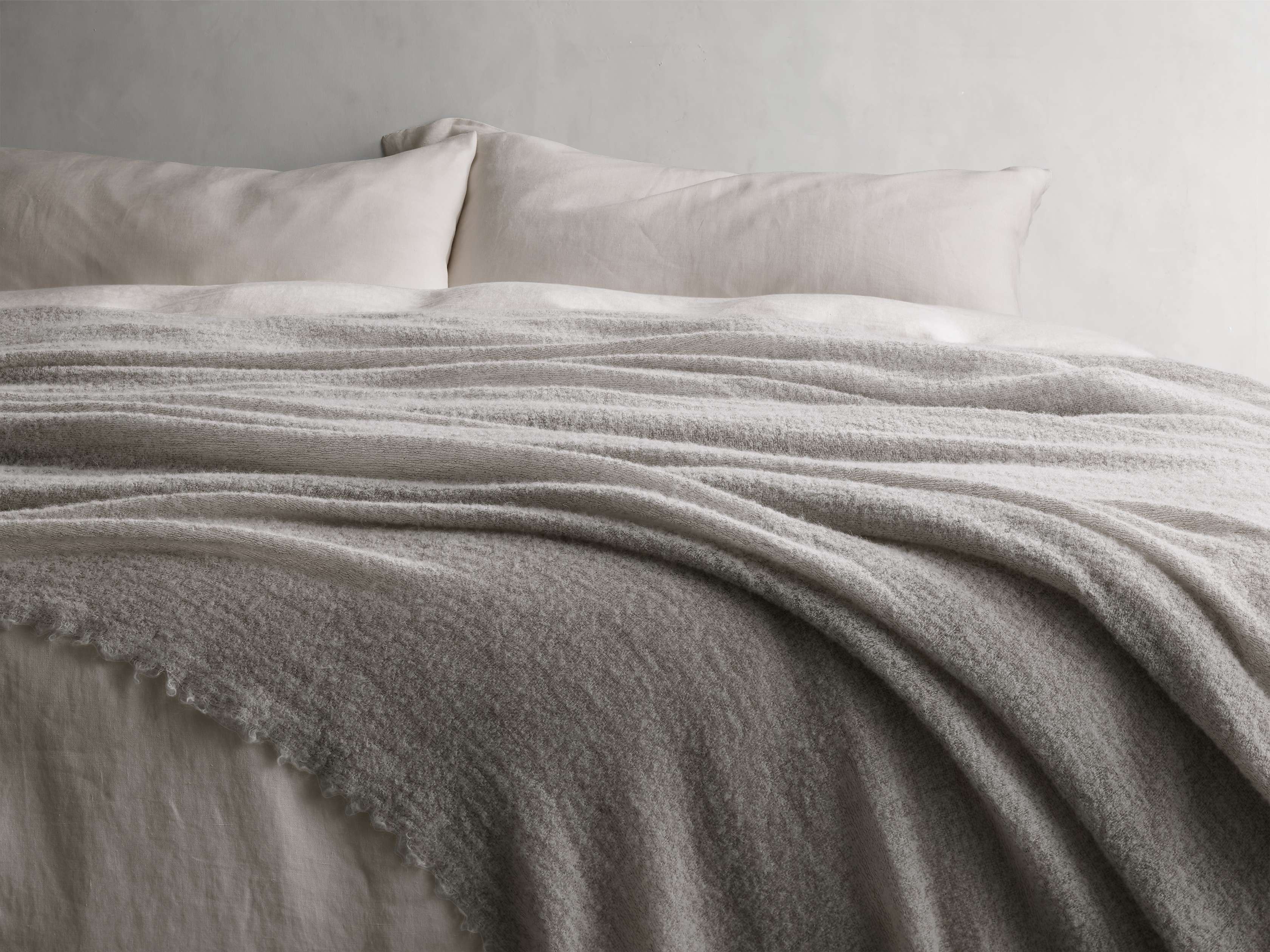 Italian Alpaca Boucle Throw