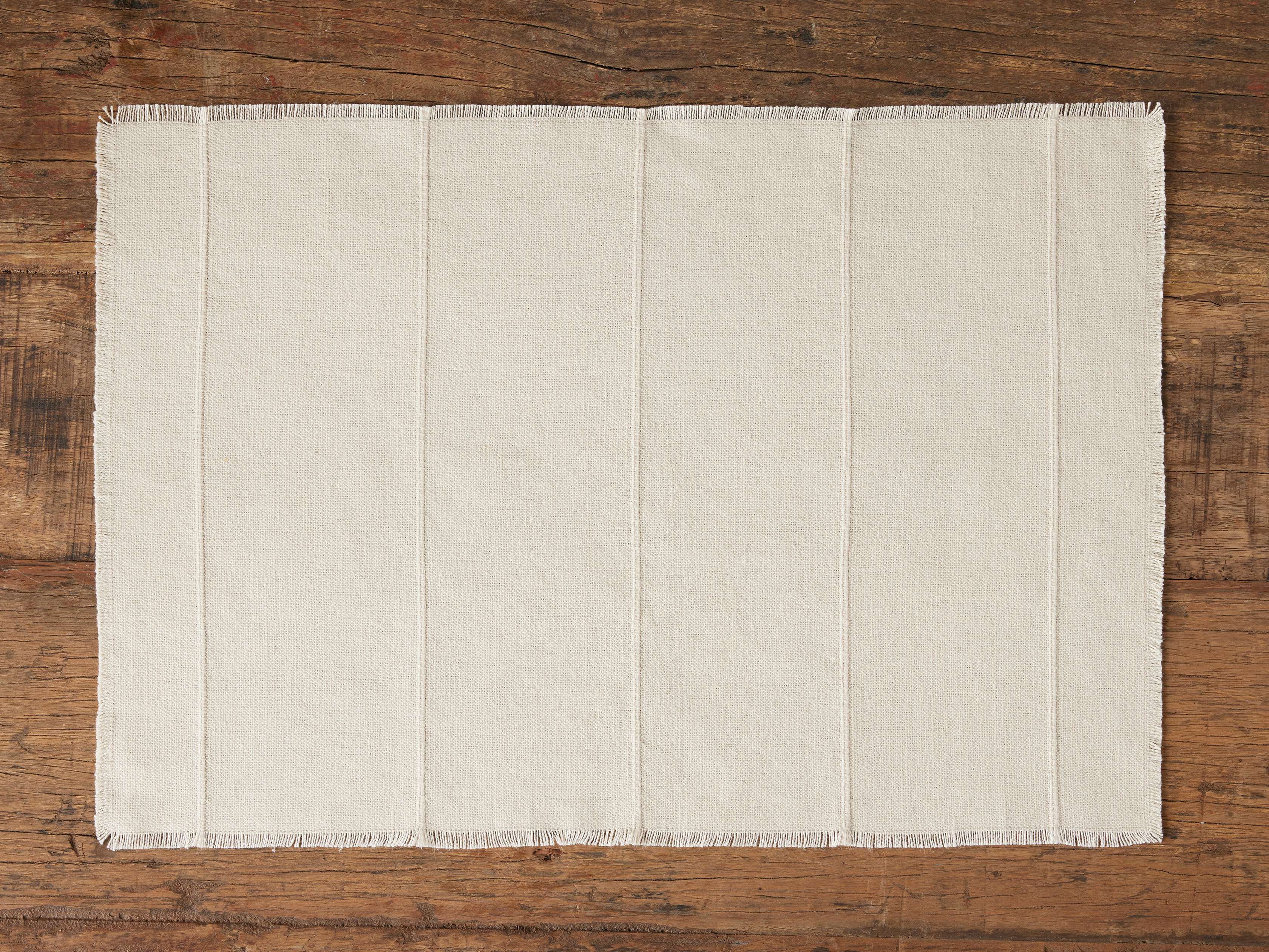 Linen Placemats in Ivory (Set of 4)