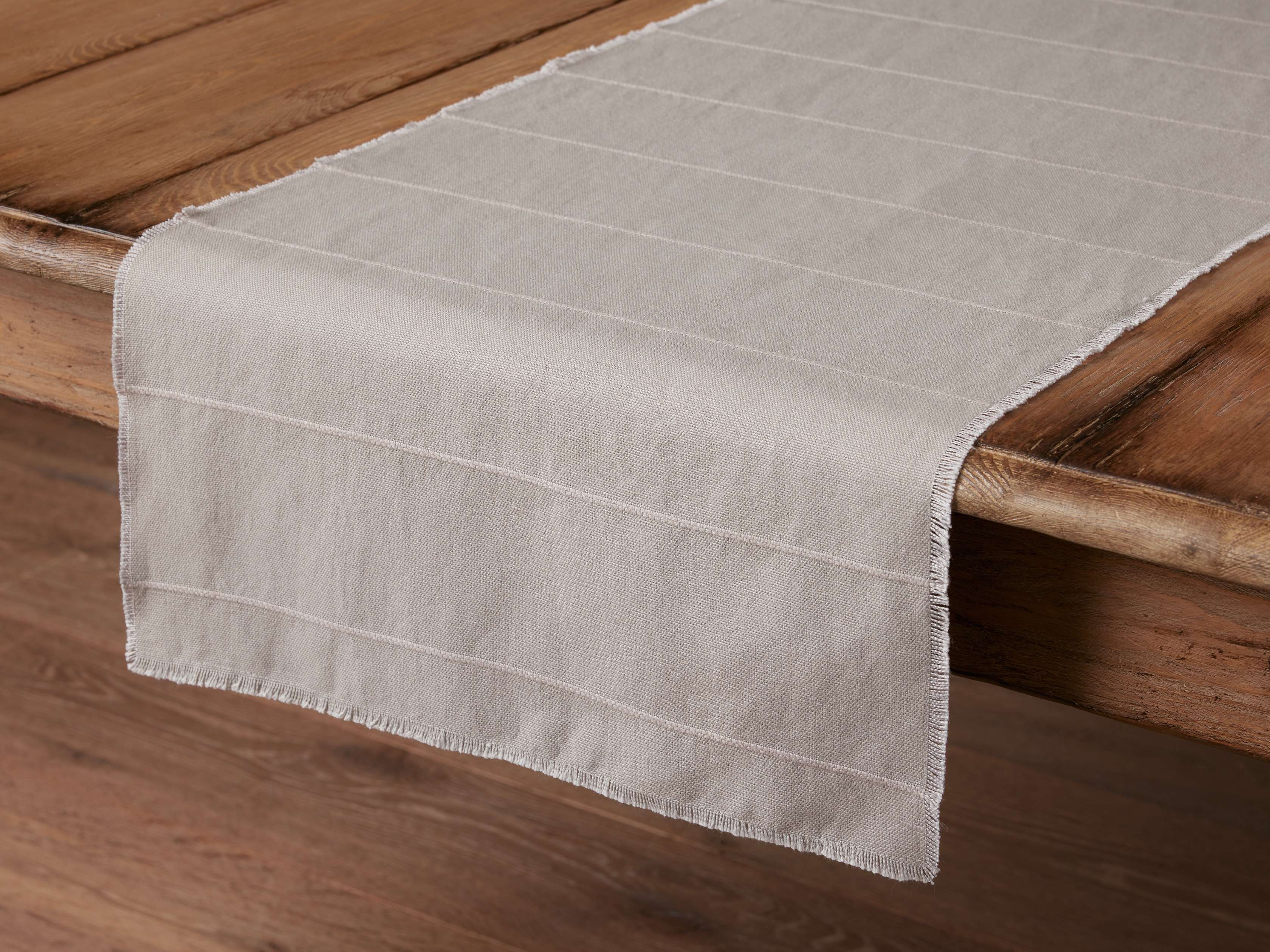 Linen Table Runner in Mist