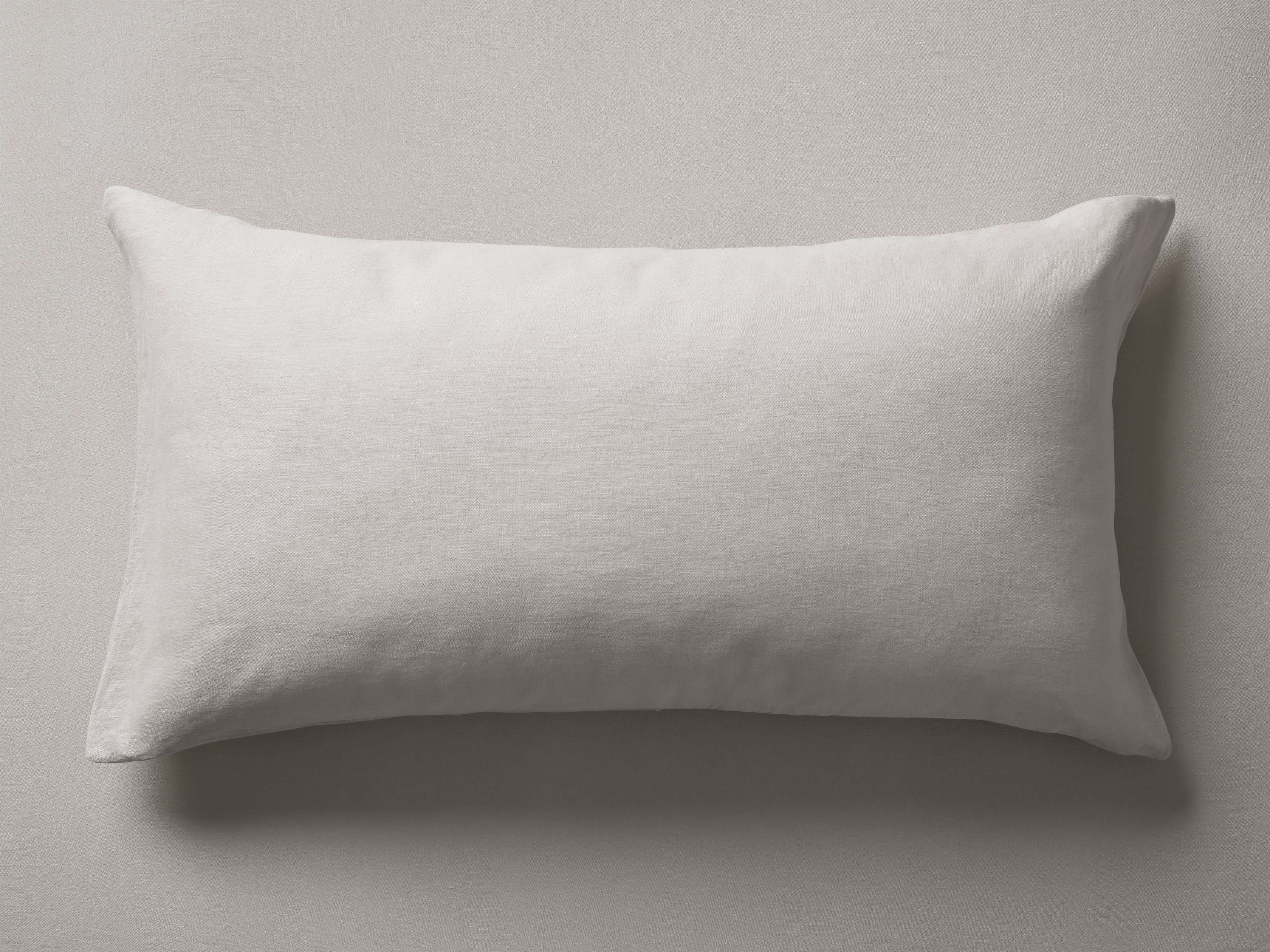 Italian Garment-Dyed Linen Sham in Natural