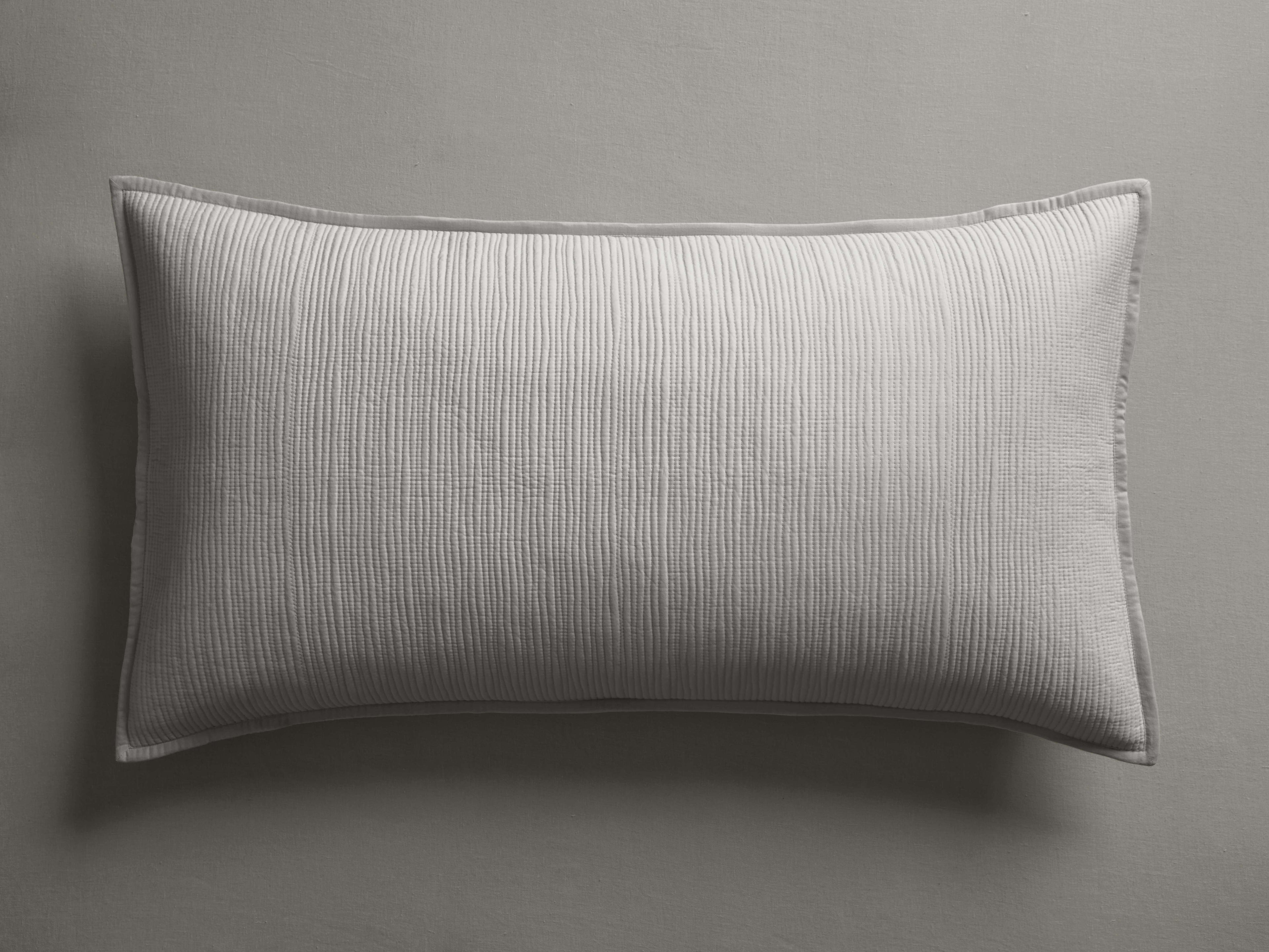Mira King Voile Sham in Mist