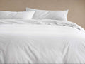 Italian Garment-Dyed Percale Duvet Set