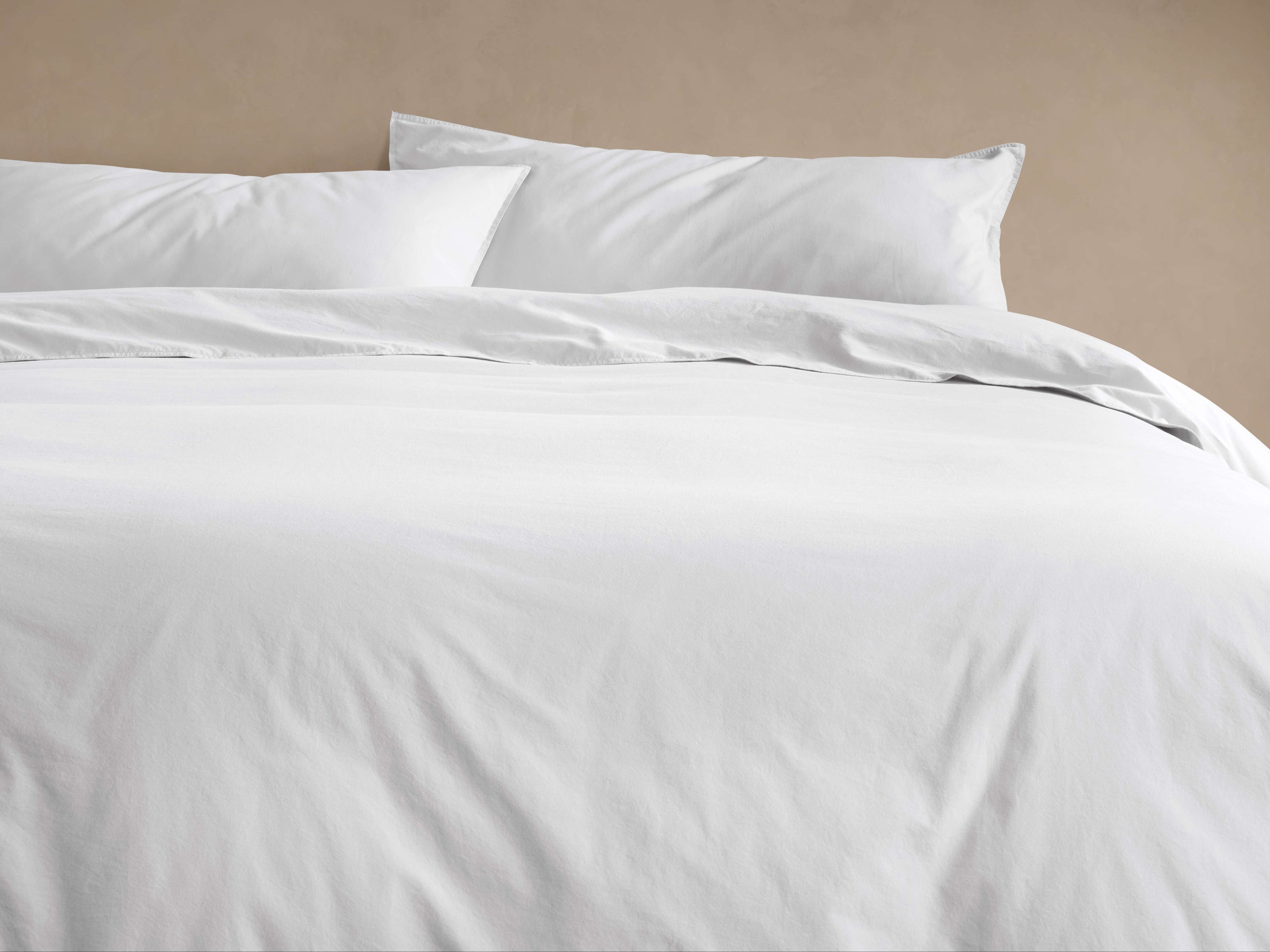 Italian Garment-Dyed Percale Duvet Set