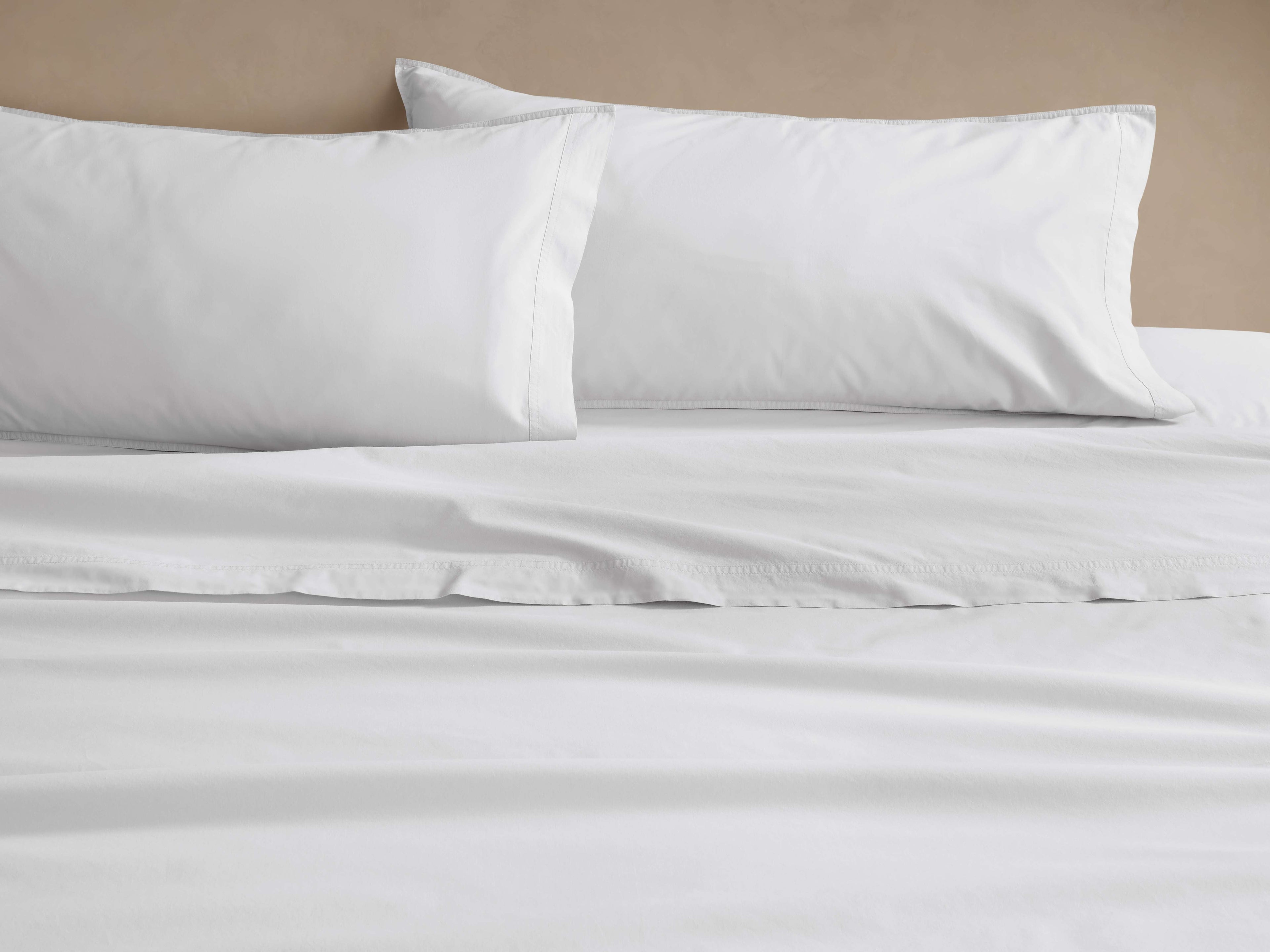 Italian Garment-Dyed Percale Sheet Set