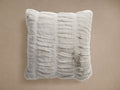 Luxe Faux Fur Pleated Pillow Cover