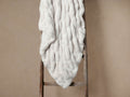 Faux Fur Luxe Oversized Pleated Throw