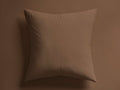 Italian Garment-Dyed Sateen Sham in Clay