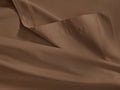 Italian Garment-Dyed Sateen Flat Sheet in Clay