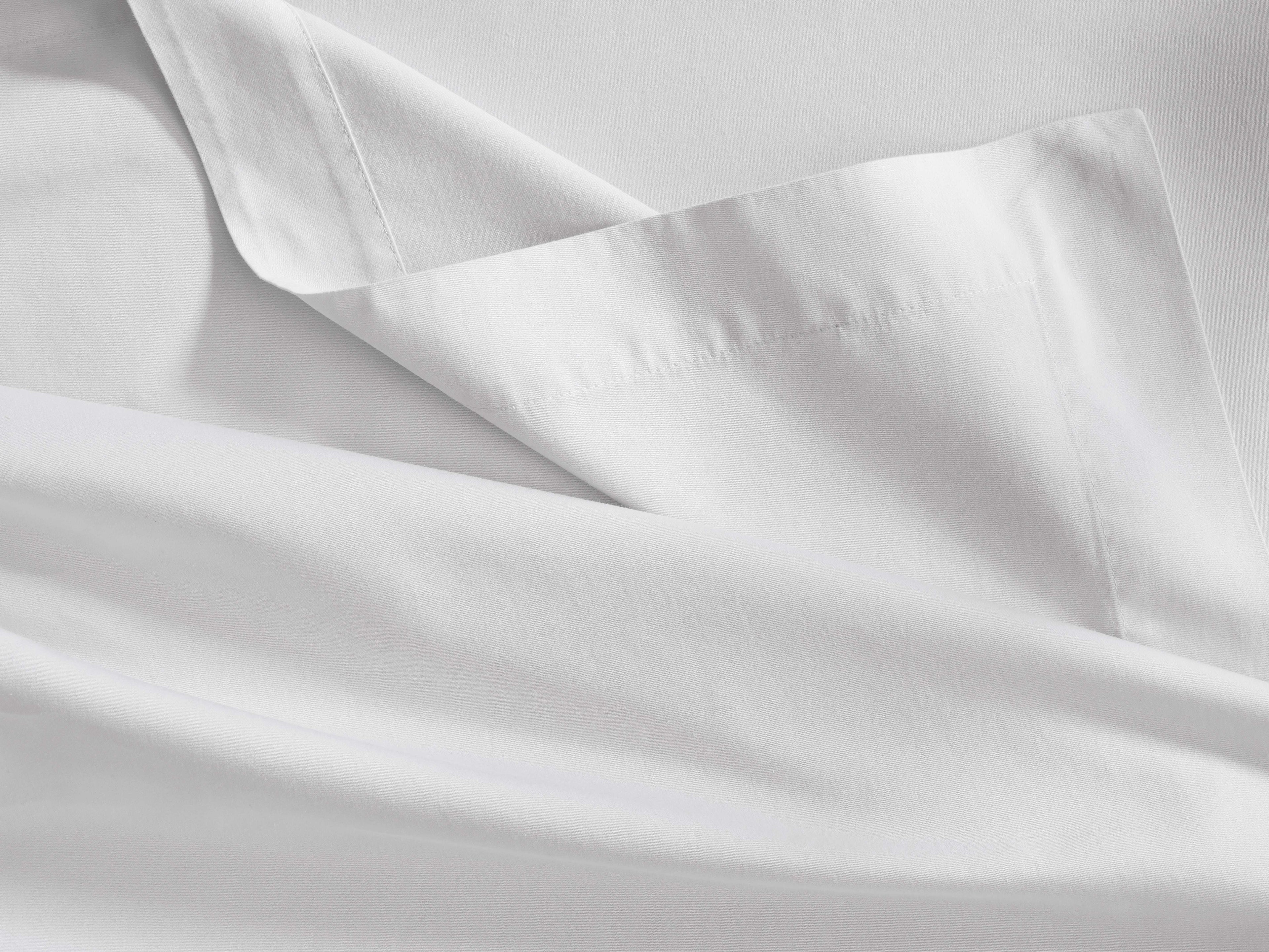 Italian Garment-Dyed Sateen Flat Sheet