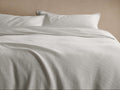 Washed Waffle Duvet Set