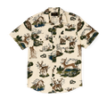 Short Sleeve Lightweight Alaskan Guide Shirt  - Vintage White / Deer