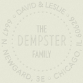 Circle Multi-Dot Custom Embosser Plate with Embossing Tool