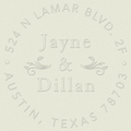 Bistro Detail Custom Embosser Plate with Embossing Tool