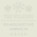 Snowflake Custom Embosser Plate with Embossing Tool
