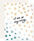 Very Sorry Pet Sympathy Card