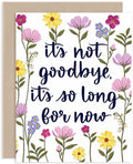 So Long For Now Goodbye Card