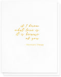 Know What Love Is Love Card