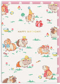 Guinea Pig Birthday Card