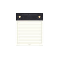 Black Standard Issue Ledger Notepad