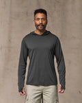 Wool-Blend UPF Hoodie - Raven