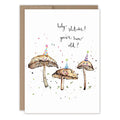 Holy Shitake Birthday Card