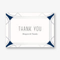 Faceted Gemstone Foil Stamped Stationery
