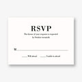 Pinstripe Border Response Card