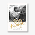 Happy Golden Days Holiday Photo Card